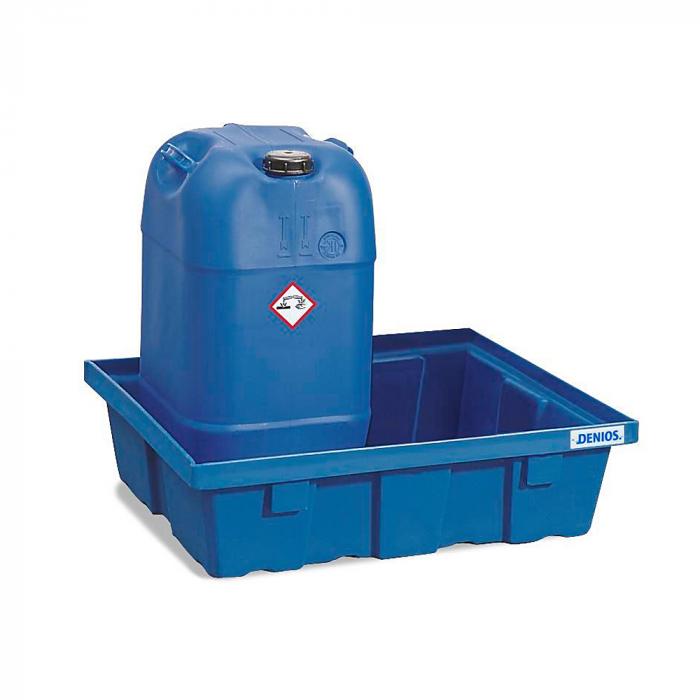 Collection tray PolySafe - various types - polyethylene - for 1 to 2 barrels of 60 liters each