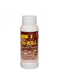 Stabilt fluekoncentrat tc-KILL - indhold 500 ml - aktiv ingrediens cypermethrin, d-allethrin, piperonylbutoxid