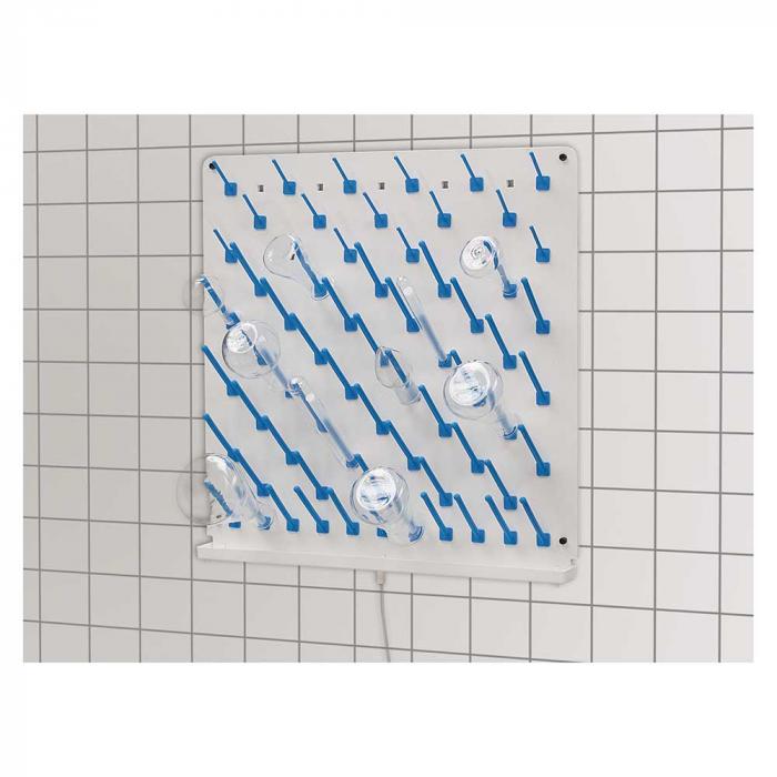 Draining board - without drainage channel - PVC - with push-on rods - different designs