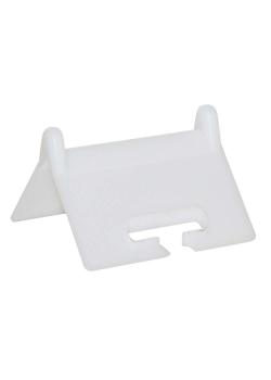Angolo di protezione dei bordi - plastica - lunghezza lato 90 mm - larghezza 137 mm - bianco - PU 10 pezzi - prezzo per PU