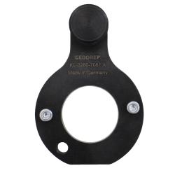 Attrezzo di bloccaggio dell'albero motore Gedore - lunghezza 82 mm - per motori diesel Audi, Seat, Skoda, VW - prezzo per pezzo