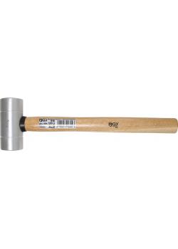 Aluminium-Hammer - mit Holzstiel - 500 g