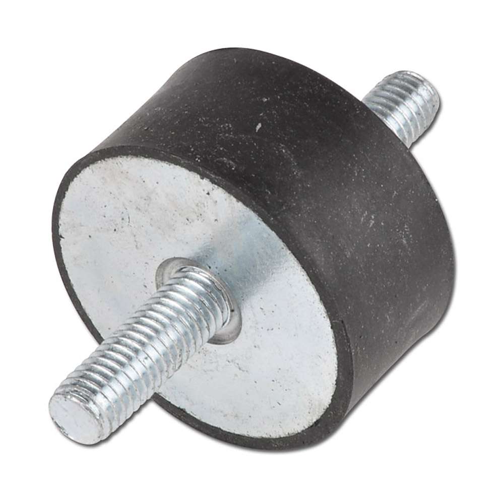 Anti-Vibration Buffer With Bilateral Threaded Pin