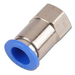 Push-in fittings with female thread