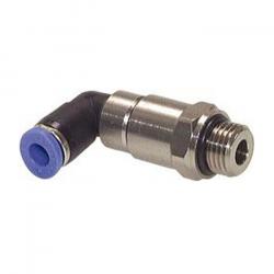 L-Swivel Joint - With Cylindrical Thread and Two Ball Bearings - up to 1500 Rpm