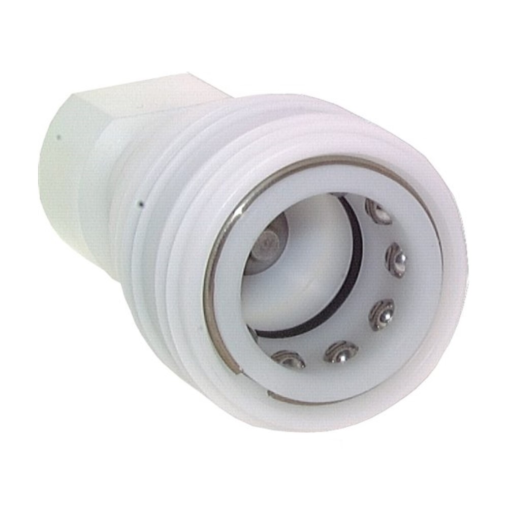 Quick coupling made of POM - shut-off - various sizes