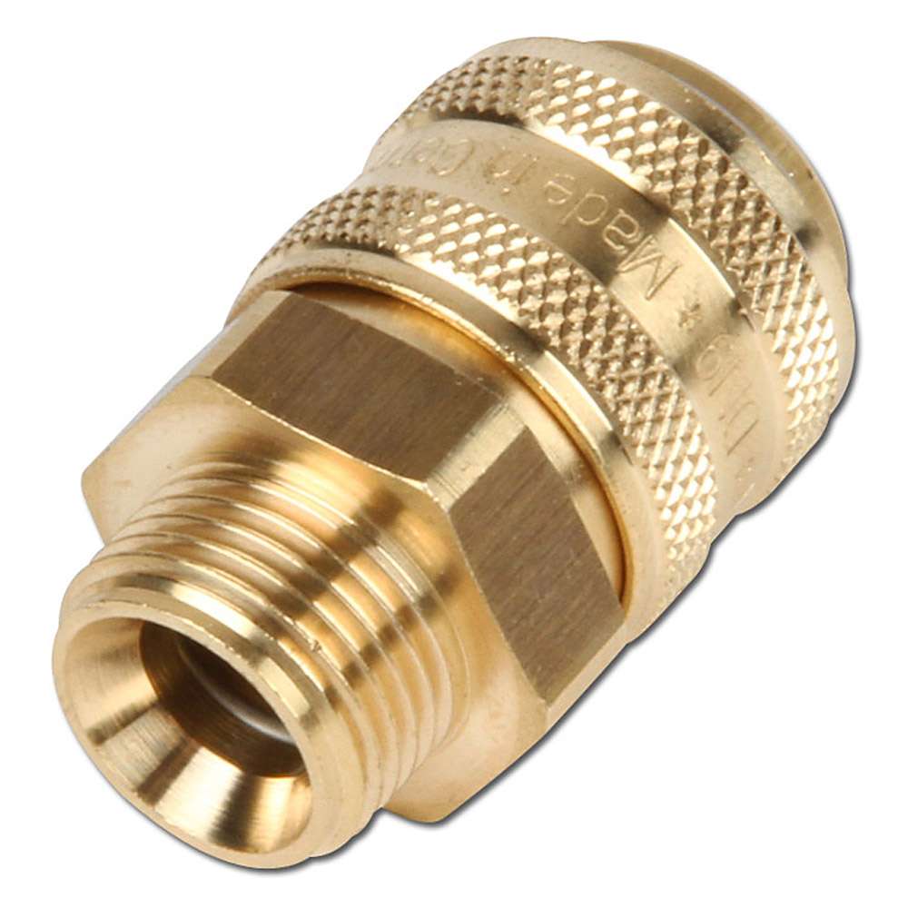 High Temperature Quick Couplings DN13 With Conical Male Thread - Straight