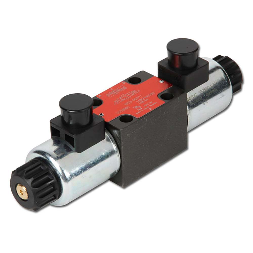 Magnet 4/3-veis ventil "NG 6 type GOQ" - opp til 350 bar - opp til 40 l/min