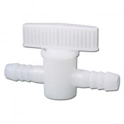 Schlauchventil - Kunststoff - beidseitige Schlauchtülle - für Schlauch-Ø innen 9 bis 15 mm - DN 7 bis 9 - PN 0,3