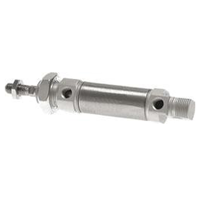 Dubbelverkande cylinder - liten - ISO 6432 / CETOP RP 52 P - aluminium